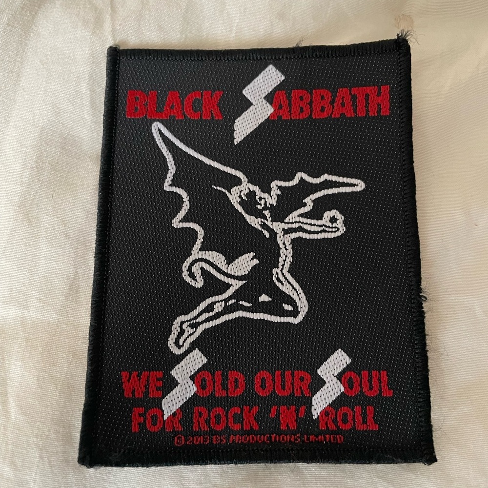 Black Sabbath Rock 'N' Roll Patch